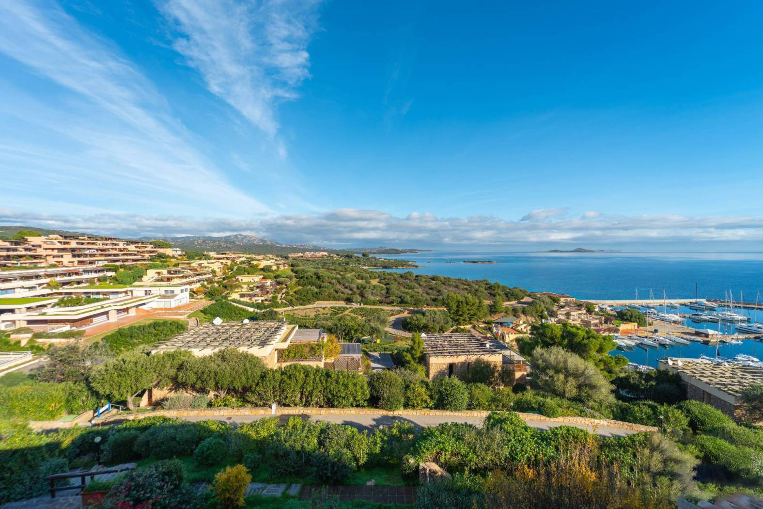 veduta da casa vacanza portisco